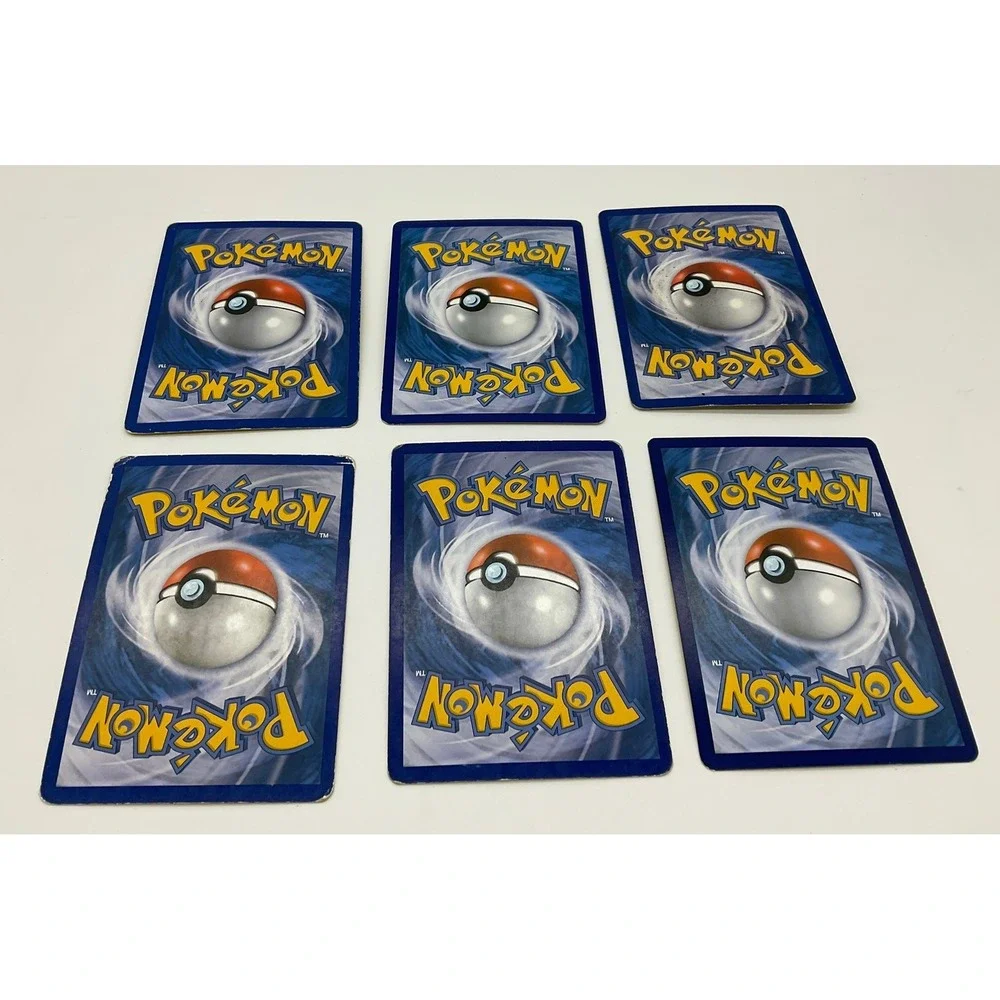 Pokemon Cards Lot of 6 Kids OS Multicolor Normal Type TCG Bundle Collectible